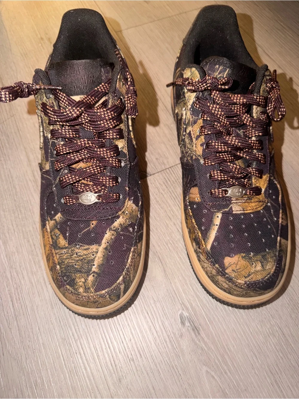 Nike Air Force 1 Low Realtree Camo Sneakers Size 8